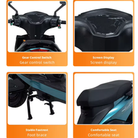 Scooter à essence à injection électronique ABS léger pour hommes et femmes adultes, vente chaude d'usine, gamme haute 125cc 150cc