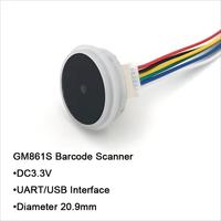 GM861S UART/USB Interface 1D/2D Bar Code QR Code Barcode Lecteur Module Blanc Vert LED