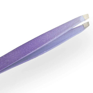 Pinces à sourcils de qualité supérieure en acier inoxydable, instruments de beauté, couleur personnalisée, poignée confortable, pinces à sourcils pour épilation - Product Image 2