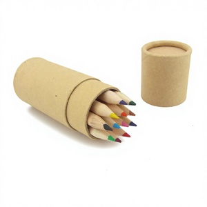 Juego <span class=keywords><strong>de</strong></span> 12 Lápices <span class=keywords><strong>de</strong></span> <span class=keywords><strong>Colores</strong></span> <span class=keywords><strong>de</strong></span> Madera Ecológicos para Niños, en Caja <span class=keywords><strong>de</strong></span> Papel Kraft, OEM - Product Image 2