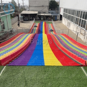 Équipement d'amusement de haute qualité, toboggan <span class=keywords><strong>arc</strong></span>-<span class=keywords><strong>en</strong></span>-<span class=keywords><strong>ciel</strong></span> mobile avec remorque pour enfants <span class=keywords><strong>en</strong></span> vente - Product Image 2