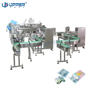 Automatic carton orderly sorting packing line machine