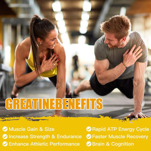 Gummies <span class=keywords><strong>à</strong></span> la Créatine Aromatisées <span class=keywords><strong>à</strong></span> l'Ananas, Gummies de Créatine Monohydrate, Compléments Musculaires pour Femmes et Hommes pour l'Exercice - Product Image 6