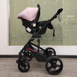 New Model <b>for</b> Girls Toddler With Rain Cover 3-in-1 Style Two Way Push Reversible Pram - Product Image 5