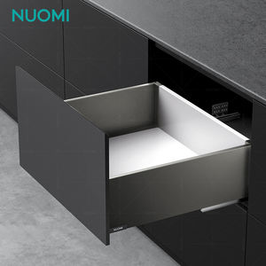 NUOMI ELEGANT Accessoires d'armoire Glissières <span class=keywords><strong>de</strong></span> <span class=keywords><strong>tiroir</strong></span> minces à fermeture douce Boîte Glissière <span class=keywords><strong>de</strong></span> <span class=keywords><strong>tiroir</strong></span> à rail robuste Quincaillerie pour meubles - Product Image 5