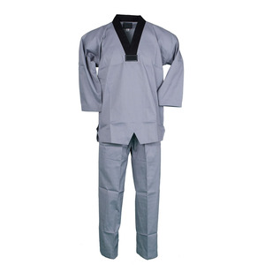 Uniforme de Taekwondo 100% coton sur mesure pour la pratique et l'entraînement des arts martiaux, dernier design, ensemble de Taekwondo sur mesure, nouveau design - Product Image 1