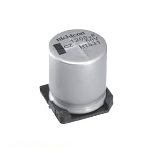 ตัวเก็บประจุขั้วอลูมิเนียม80V ฝาปิด UCZ1K151MNJ1MS 150 uF แบบดั้งเดิม - Product Image 1