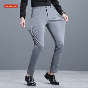 กางเกงฤดูใบไม้ร่วงของผู้ชายกางเกงลำลองหนากางเกงสไตล์ผู้ชายกางเกงสไตล์สูง - Product Image 4