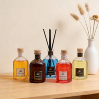 Diffuseur d'arômes personnalisé avec logo, 250 ml, pour la maison et l'hôtel, ensemble de diffuseurs d'arômes longue durée, arôme frais et relaxant, bâtonnets de diffusion d'arômes