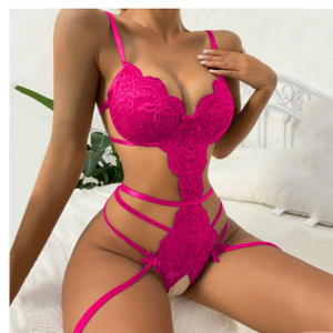 Nuovo body trasparente in pizzo biancheria da notte da donna Lingerie Sexy - Product Image 1