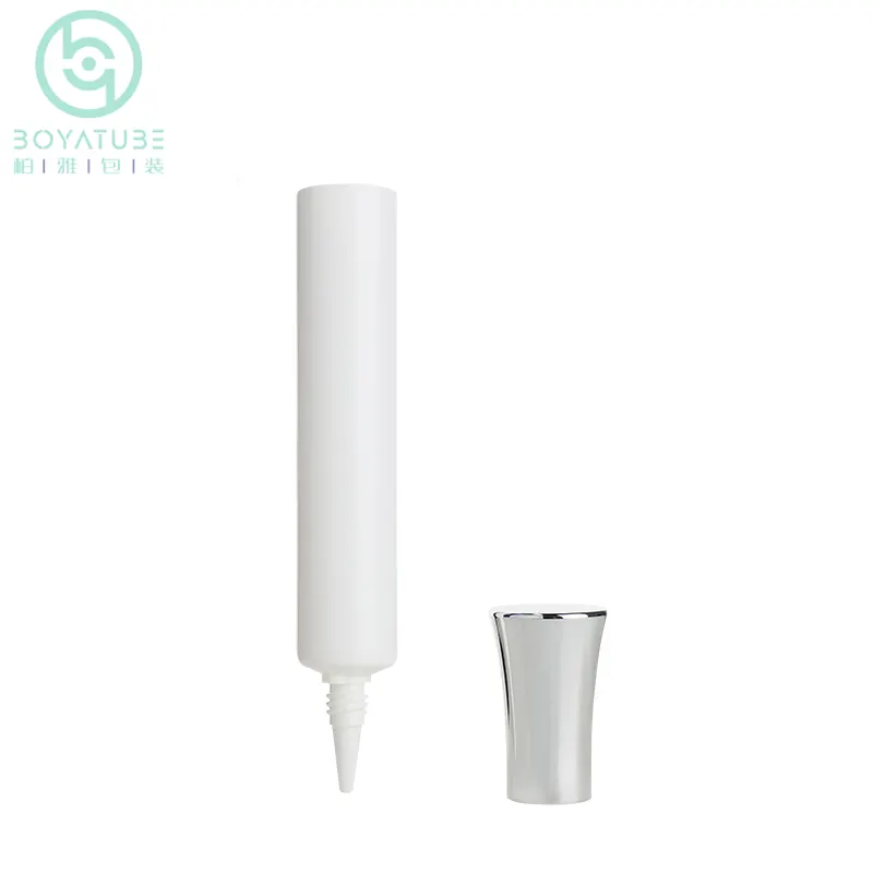 Alumínio biodegradável natural tubos cosméticos 15ml cosméticos recipientes e embalagem aperte tubos
