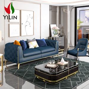 A5503โซฟาห้องนั่งเล่น4ที่นั่งยาวโซฟาหนังโซฟา Mid Century โซฟา Salon Complet En Cuir <span class=keywords><strong>เช</strong></span><span class=keywords><strong>ส</strong></span><span class=keywords><strong>เตอร์</strong></span>โซฟา - Product Image 3