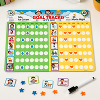 Tableau de motivation Montessori magnétique pour enfants : Suivi des bonnes habitudes et des comportements, récompenses pour enfants