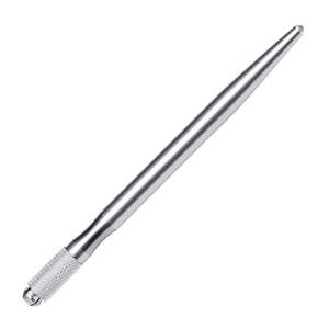 כלי מיקרובליידינג נייד מקצועי מפלדת אל-חלד, אביזרי PMU, עט ידני לקעקוע קבוע של גבות ושפתיים - Product Image 4