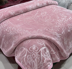 Tùy biến siêu mềm nổi đám mây chăn rắn màu bộ đồ giường vải - Product Image 5