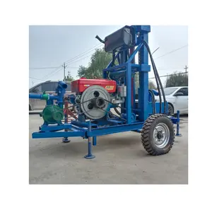 Goedkope Draagbare Tractor Gemonteerd Boren Diepte 100 Tot 1000 Meter Waterputten Rig Machine