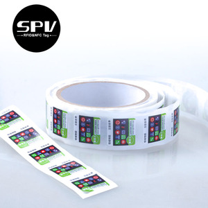 Personnalisé imprimable 13.56MHZ RFID Ntag 213 Ntag 215 Ntag 216 papier rond NFC puce autocollant étiquette pour téléphone - Product Image 5