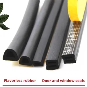 Самоклеящаяся Звукоизолирующая лента для дверных окон, квадратная резиновая Противоударная ветрозащитная защита для гардероба - Product Image 2