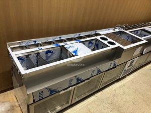 สถานีบาร์เทนเดอร์แบบถอดประกอบได้รุ่นใหม่ พร้อมระบบควบคุมดิจิทัล ผลิตภาพสูง ใช้งานง่าย โครงสร้างโลหะ ดีไซน์ตาข่าย - Product Image 2