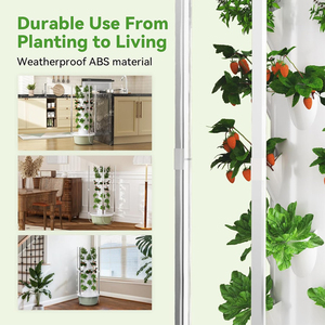 Directo de fábrica, nuevos sistemas de cultivo hidropónico, maceta de jardín de Torre Vertical para interiores con luz de cultivo <span class=keywords><strong>Led</strong></span> - Product Image 5