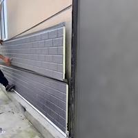 Panneau sandwich en PU sculpté en métal, panneau métallique isolé, revêtement mural extérieur pour maison préfabriquée, bâtiment commercial