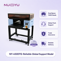 Imprimante DTG Nuoyu, nouvelle, fiable, avec support global, double tête Epson I1600, machine industrielle pour vêtements, encre pigmentée, garantie 3 ans