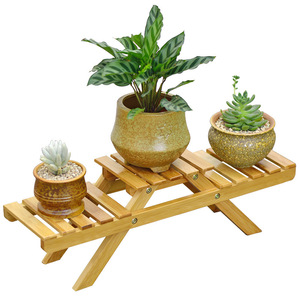Simple <b>desktop</b> <b>shelf</b>, balcony succulent plant stand, living room flower pot stand, indoor floor-standing plant stand, tabletop - Product Image 2