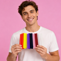 Vente en gros d'usine : Épingle de sécurité en plastique fin tressé en nylon en forme de I de 7 mm, épingle de fixation pour étiquette, pistolet à épingle, épingle blanche