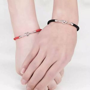 Pulseras De Pareja <b>Men</b> Women Couple Bracelet Romantic Couple Fashion Heart Knot Rope Couple Bracelet Thread String Jewelry - Product Image 4