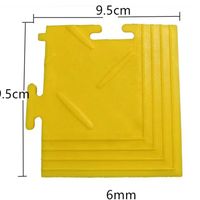 Gummi-PVC-Bodenbelag Ineinandergreifende Fliesen für Garagenboden Matten für Schwerlast-Lager Werkstatt Hersteller aus China