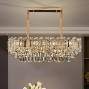 Crystal Chandelier Round Multi Head <b>Led</b> <b>Light</b> Home Ceiling Lamp For Living Room Bedroom Restaurant - Product Image 3