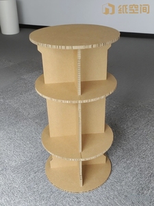 Bán chạy nhất hiện đại sáng tạo bảng sóng có thể gập lại Trọng lượng nhẹ tùy chỉnh Lưu trữ giá thân thiện với môi hiển thị trang trí đứng - Product Image 4