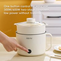 Vente chaude Mini Pot De Nouilles Électrique Polyvalent Électrique Marmite 1.8L Portable Mini Marmite