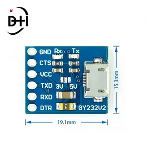 GY232V2 MICRO FT232RL โมดูล USB เป็น TTL ตัวดาวน์โหลดพอร์ตอนุกรมไมโครคอนโทรลเลอร์อาร์ดูอิน - Product Image 5