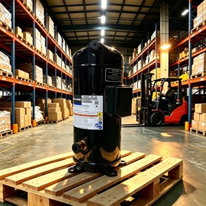 Compresseur Scroll Emerson Copeland ZW125KAE TFP 522 24V pour Pompe à Chaleur Air-Eau Chauffage et Refroidissement – Pièce de Remplacement - Product Image 3