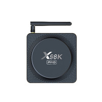 Reproductor Multimedia 2026 X98K PRO Android 11.0 RK3566 Compatible con 8K HD H.265 HEVC 2.4G/5G WiFi BT5.0 3D USB3.0 1000M LAN X98KPRO