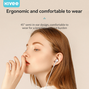Tai Nghe Hifi Stereo Bán Buôn KIVEE, Tai Nghe Nhét Tai Có Dây 3.5Mm, Tương Thích Với iPhone/Samsung/Android/MP3/MP4 - Product Image 6