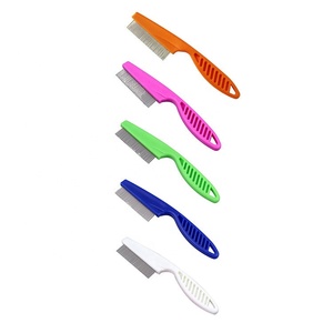Juego de Peines Antipulgas 4 en 1 de Acero Inoxidable, Más Vendido, para el Cuidado de Mascotas con Función de Eliminación de Pelo - Product Image 1