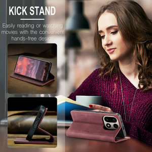 Étui portefeuille en cuir CaseMe 2026 au design d'usine pour <span class=keywords><strong>OnePlus</strong></span> 15 13 12 11, étui à rabat pour téléphone portable <span class=keywords><strong>OnePlus</strong></span> 8 7 Pro 8T <span class=keywords><strong>7T</strong></span> Nord - Product Image 3