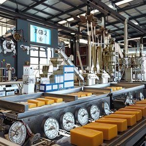 Línea de producción Máquina cortadora de jabón de lavandería/Cortador de bloques con buena calidad/Equipo de jabón Línea pequeña Garantía larga - Product Image 1