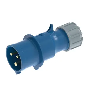 Conector industrial à prova d'água 32 ampères CEE IP44 3p 4p 5 pinos 32a Soquete de tomada industrial trifásico macho fêmea para sistema ev