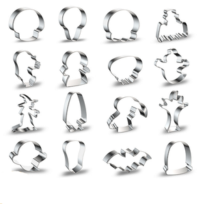All'ingrosso stampo biscotto per <span class=keywords><strong>biscotti</strong></span> di <span class=keywords><strong>Halloween</strong></span> stampo fondente in acciaio inox <span class=keywords><strong>Halloween</strong></span> Cookie Cutter per la cottura della torta - Product Image 1