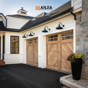 <span class=keywords><strong>Porte</strong></span> <span class=keywords><strong>de</strong></span> <span class=keywords><strong>garage</strong></span> enroulable <span class=keywords><strong>isolée</strong></span> automatique sur mesure 10 x 10, finition grain <span class=keywords><strong>de</strong></span> bois, avec verre, directement <span class=keywords><strong>de</strong></span> l'usine - Product Image 1