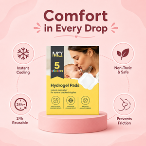 Coussinets en hydrogel MQ pour les mamelons, soulagement instantané de la douleur pour les mamelons endommagés et gercés, confort pendant l'allaitement - Product Image 4