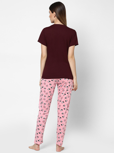 Las mujeres impresa diseño de la ropa de dormir de algodón de primera calidad - Product Image 3