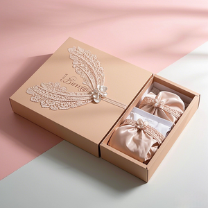 Cajas de embalaje de regalo de papel elegantes de lujo para sujetador de mujer, lencería para ropa íntima y conjuntos de ropa interior, excelentes conjuntos de Bragift - Product Image 6