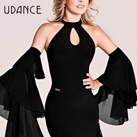 UDANCE Combinaison de danse de salon pour femmes, justaucorps sans manches, combinaison pour femmes AMD02