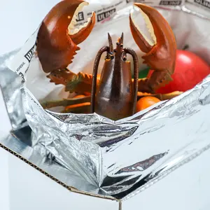 Emballage alimentaire en aluminium isolé, 10 pièces, boîte en carton thermique, contenant alimentaire, personnalisé, Frozen