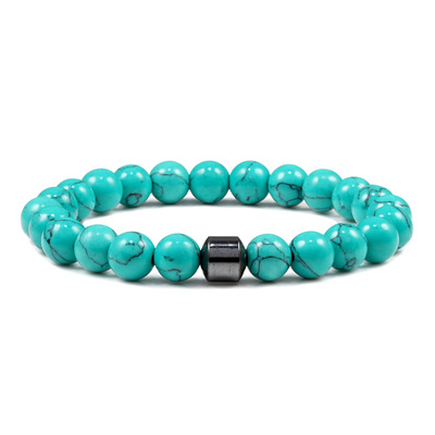 6 turquoise (synthétique)