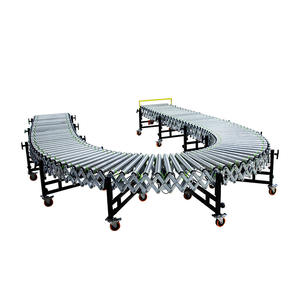 Vrachtwagen Laden En Lossen Telescopische Rolband Cirkelvormige Opvouwbare Transportband Apparatuur - Product Image 1